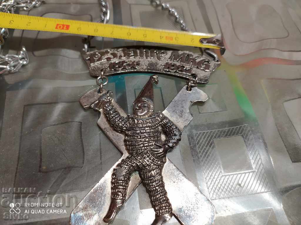 Delivery of 125th anniversary plaque