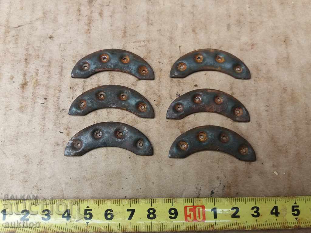 SET OF PAIRS OF METAL PADS FOR MILITARY BOOTS PSV with price 4.99 BGN | € 2.55 SET OF PAIRS OF METAL PADS FOR MILITARY BOOTS PSV with price 4.99 BGN | € 2.55