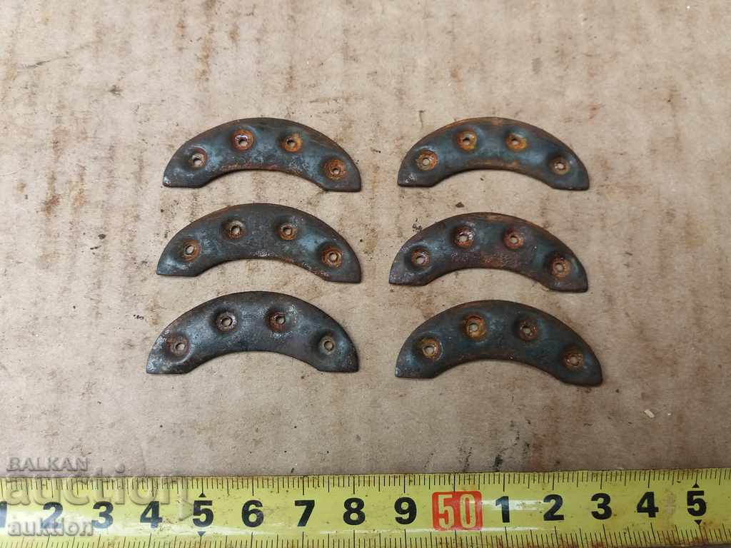 Auction SET OF PAIRS OF METAL PADS FOR MILITARY BOOTS PSV Auction SET OF PAIRS OF METAL PADS FOR MILITARY BOOTS PSV