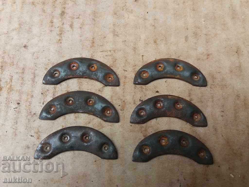 SET OF PAIRS OF METAL PADS FOR MILITARY BOOTS PSV - 5 SET OF PAIRS OF METAL PADS FOR MILITARY BOOTS PSV - 5