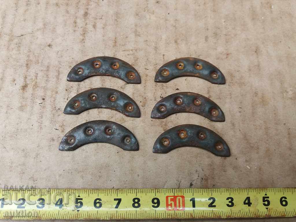 SET OF PAIRS OF METAL PADS FOR MILITARY BOOTS PSV - 6 SET OF PAIRS OF METAL PADS FOR MILITARY BOOTS PSV - 6