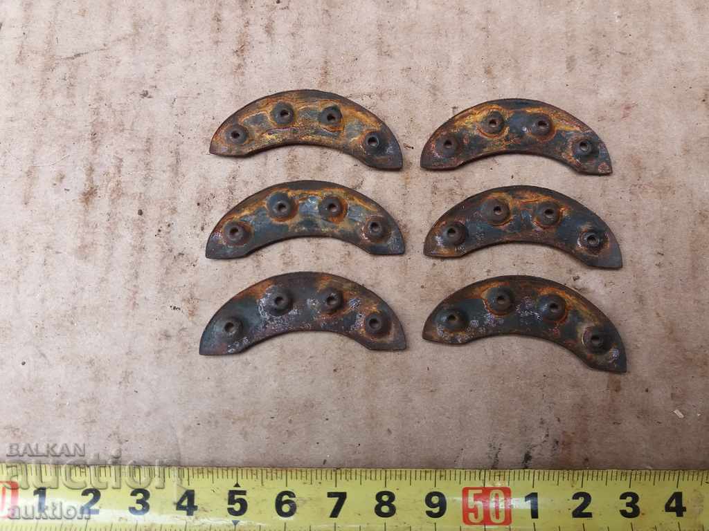 SET OF PAIRS OF METAL PADS FOR MILITARY BOOTS PSV - 7 SET OF PAIRS OF METAL PADS FOR MILITARY BOOTS PSV - 7