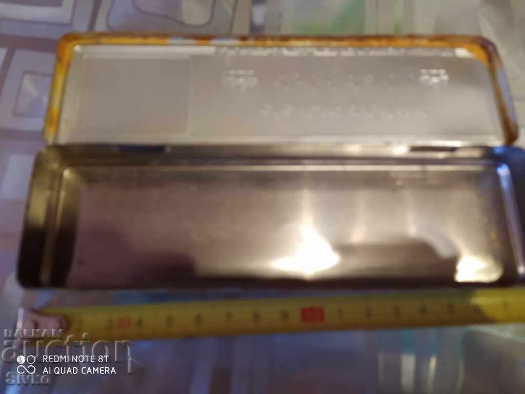 Metal box with price 0.99 BGN | € 0.51 Metal box with price 0.99 BGN | € 0.51