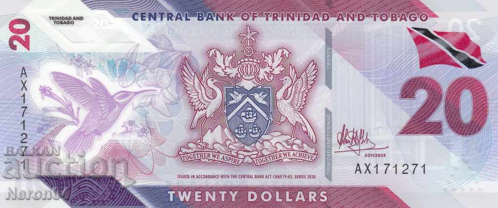 20 долара 2020, Тринидад и Тобаго