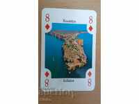 Game card Bulgaria 8 diamonds Kaliakra