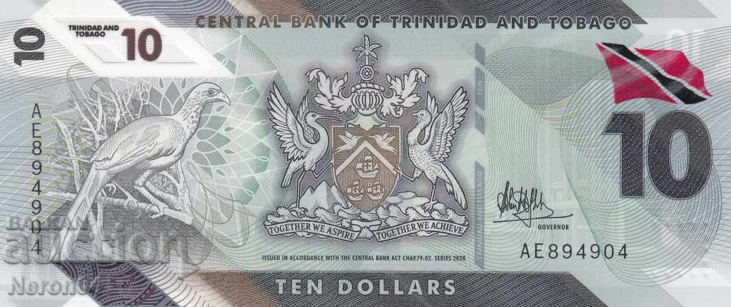 10 USD 2020, Trinidad și Tobago