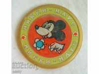 Stereo badge cartoon characters - Mickey Mouse