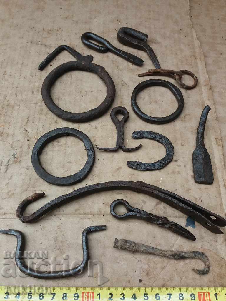 FORGED REVIVAL LOT ZHERAVNA LOCKS, ETC. - 6 FORGED REVIVAL LOT ZHERAVNA LOCKS, ETC. - 6