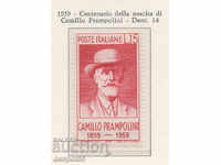 1959. Italy. 100 years since the birth of Camilo Prampolini.