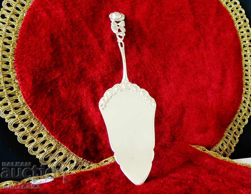 Spatula placata cu argint Antiko, trandafiri, baroc.