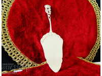 Silver-plated spatula Antiko, roses, baroque.