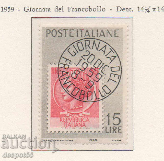 1959. Италия. Ден на пощенската марка.