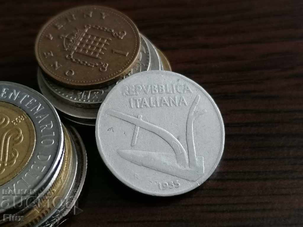 Coin - Italy - 10 pounds 1955 with price 0.80 BGN | € 0.41 Coin - Italy - 10 pounds 1955 with price 0.80 BGN | € 0.41