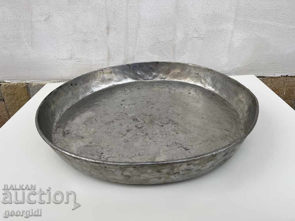 Old copper tin pan №1680