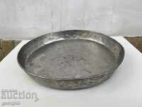 Old copper tin pan №1680