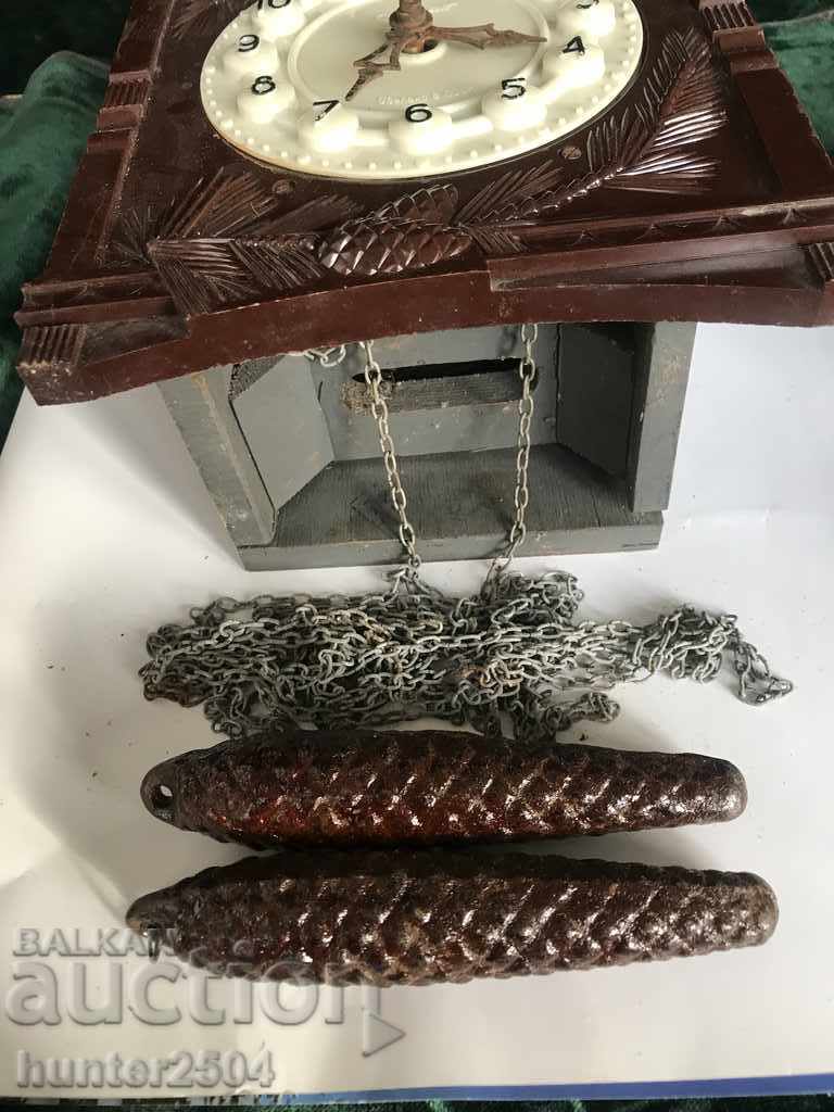 Cuckoo clock of the USSR with price 84.95 BGN | € 43.43 Cuckoo clock of the USSR with price 84.95 BGN | € 43.43