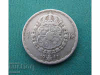Suedia 1 Coroană 1943 Argint Rare
