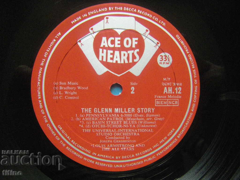 Delivery of The Universal Boarding School. Orchestra - The Glenn Miller Story