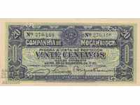 20 σεντς 1933, Μοζαμβίκη (με διάτρηση)