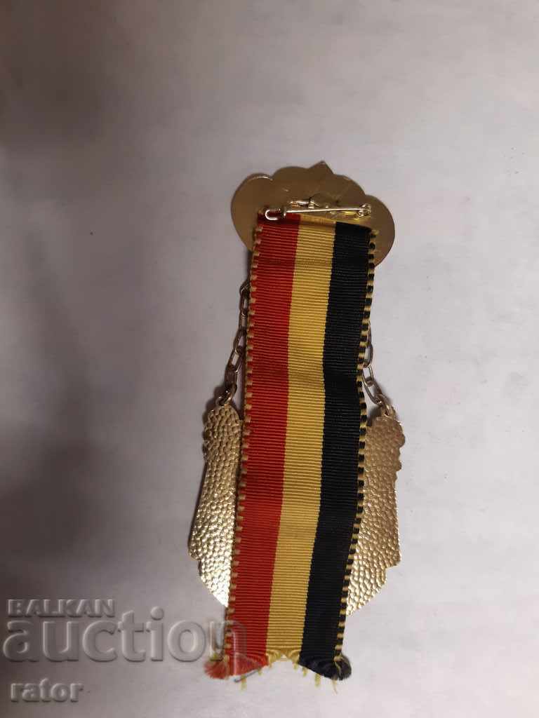 Rare big beautiful medal, plaque - 150 years BELGIUM - 5 Rare big beautiful medal, plaque - 150 years BELGIUM - 5