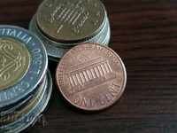 Монета - САЩ - 1 цент | 2001г.