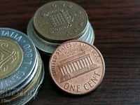 Монета - САЩ - 1 цент | 1992г.