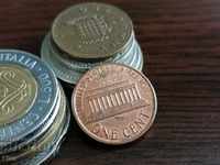 Монета - САЩ - 1 цент | 1986г.
