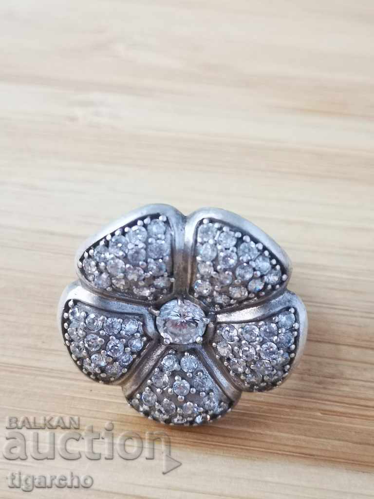 Ladies' silver ring