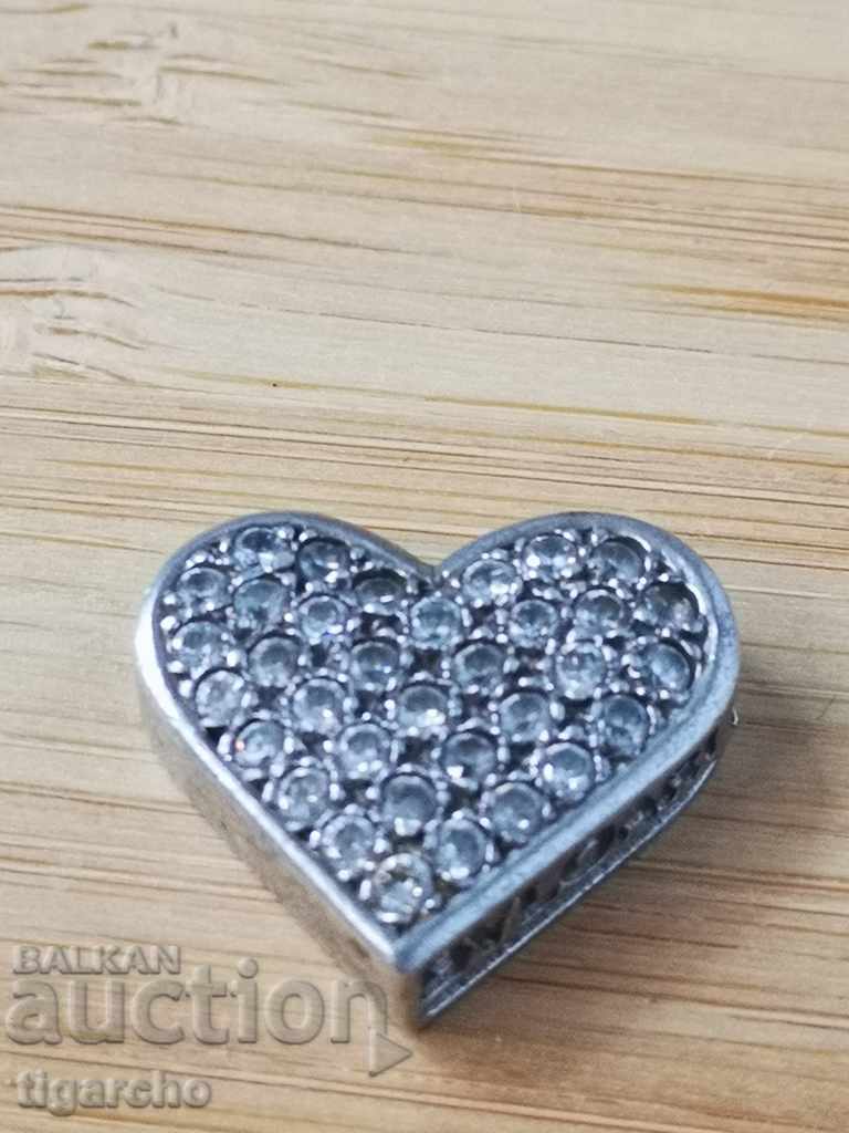 Silver heart with price 45.00 BGN | € 23.01 Silver heart with price 45.00 BGN | € 23.01