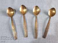 Russian silver-plated tea or coffee spoons