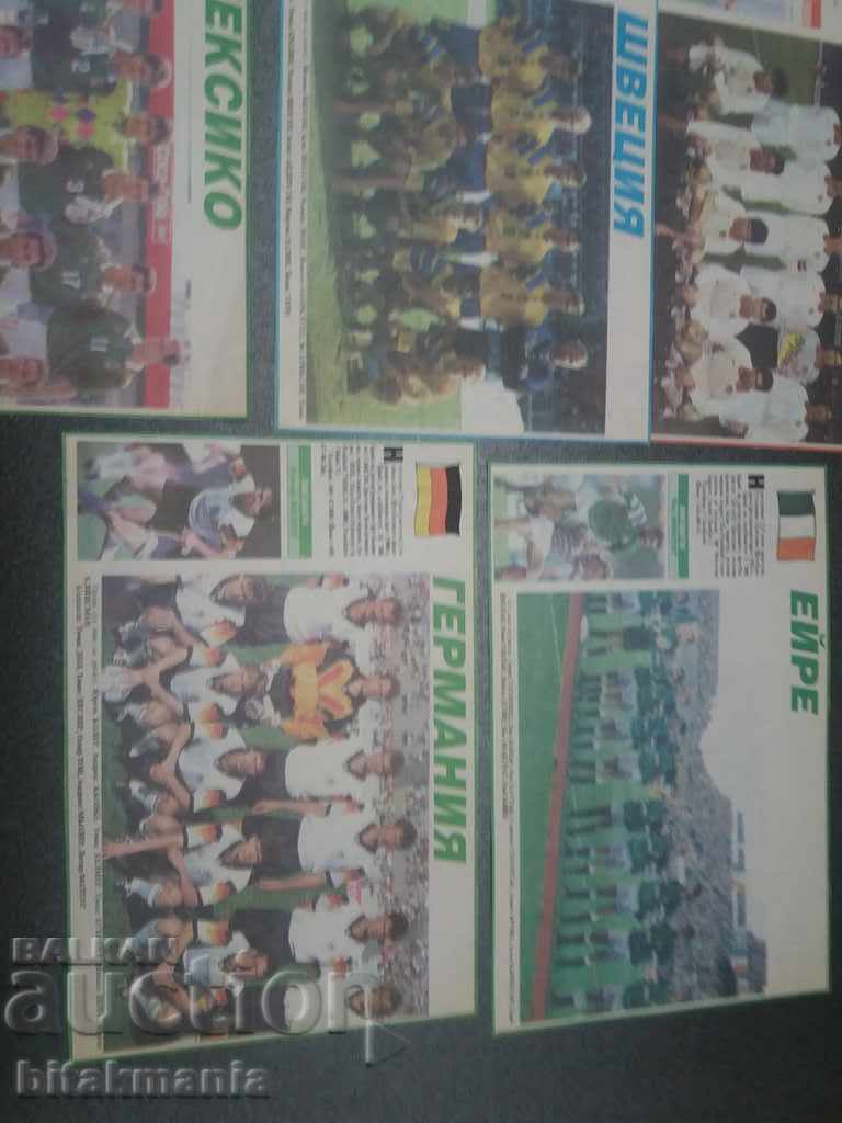 Delivery of Lot of football teams Delivery of Lot of football teams