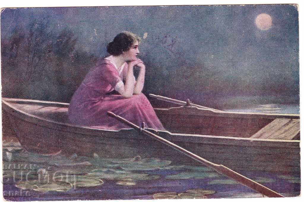 Bulgaria Travel card 1917 Shumen - Varna