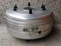 Old sterile drum sterilizer medical instrument