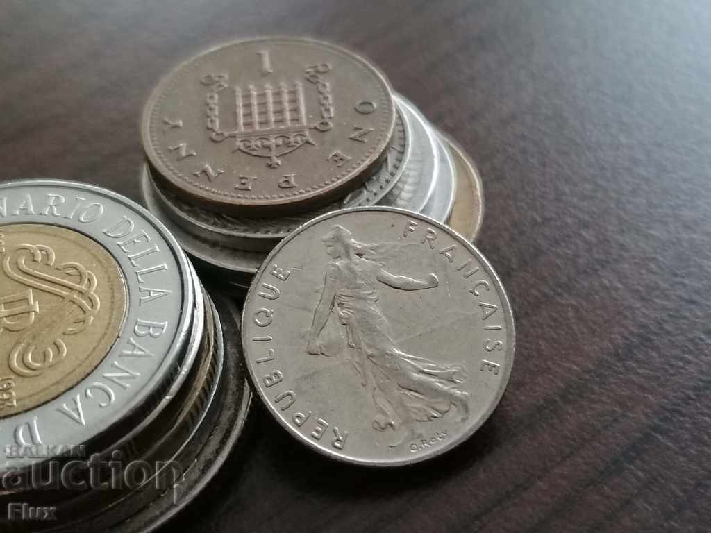 Coin - France - 1/2 (half) franc 1987 with price 0.90 BGN | € 0.46 Coin - France - 1/2 (half) franc 1987 with price 0.90 BGN | € 0.46