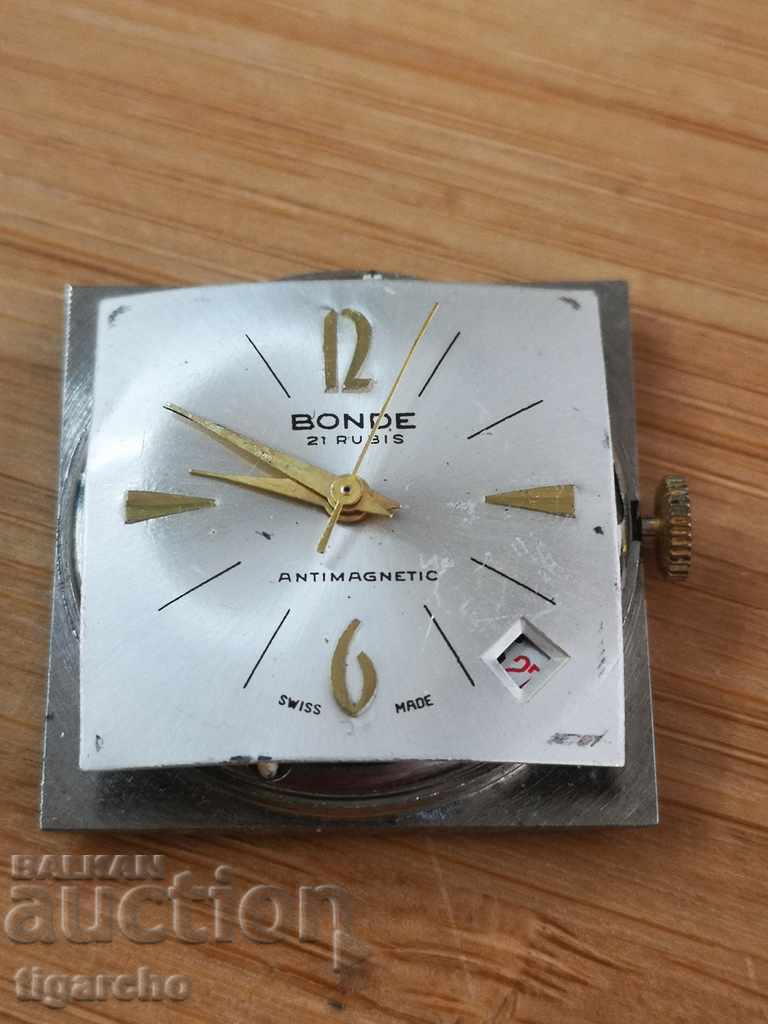BONDE watch machine with price 10.00 BGN | € 5.11 BONDE watch machine with price 10.00 BGN | € 5.11