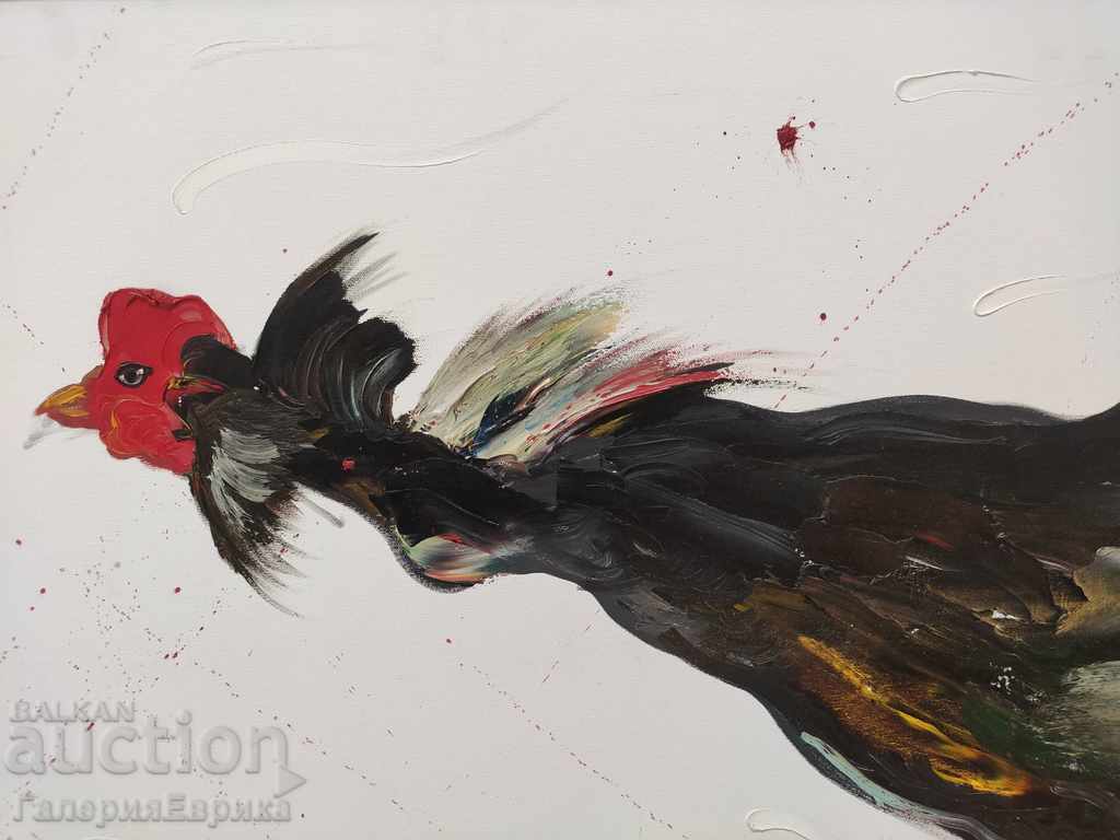 Auction Pavel Mitkov big oil painting Auction Pavel Mitkov big oil painting