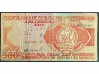 Vanuatu 500 Vatu 1993 Pick 5 Ref 6961