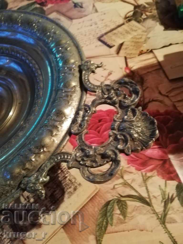 Antique metal fruit bowl with price 35.00 BGN | € 17.90