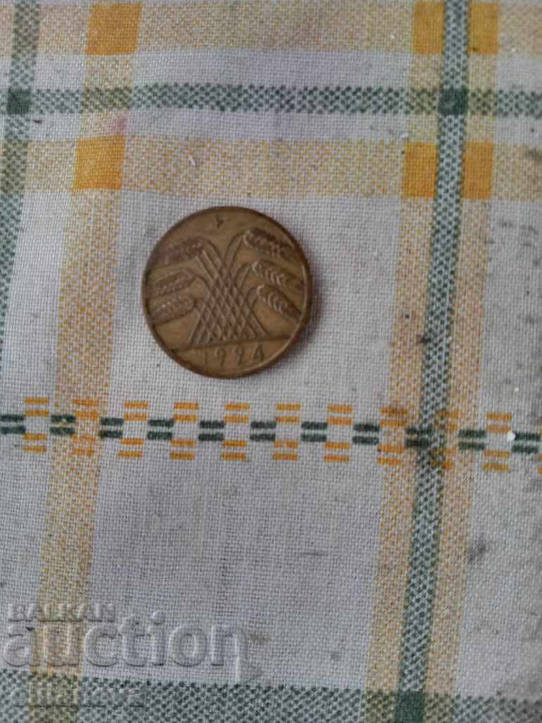 10 Pfenning 1924t με τιμή 3.00 BGN | € 1.53 10 Pfenning 1924t με τιμή 3.00 BGN | € 1.53