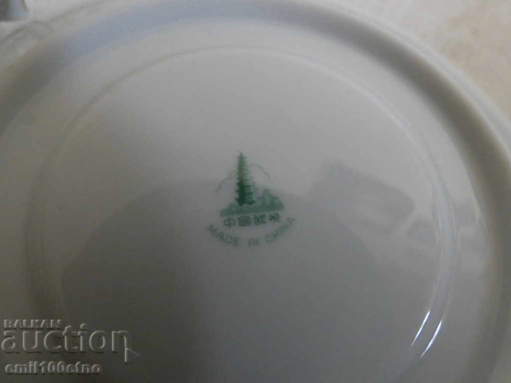 Tea set 5 cups china China beautiful floral decoration - 6