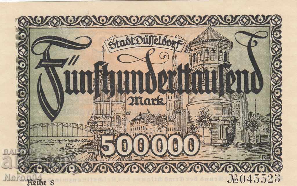 500000 de timbre 1923, Germania (Düsseldorf) 500000 de timbre 1923, Germania (Düsseldorf)