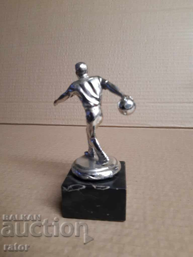 Auction  Old sports cup - bowling, Germany. Figurine