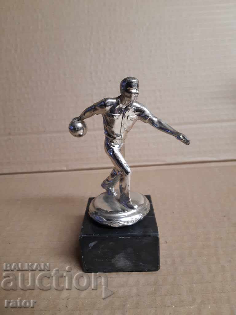 Old sports cup - bowling, Germany. Figurine Old sports cup - bowling, Germany. Figurine