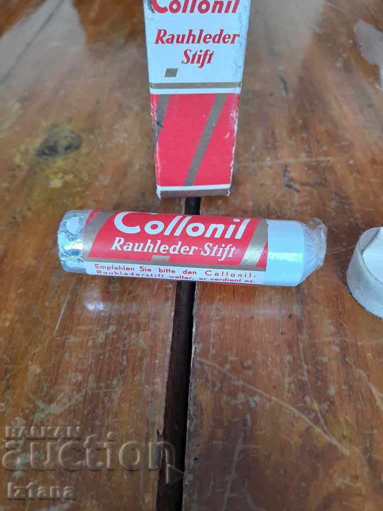 Auction Old leather wax, Collonil suede Auction Old leather wax, Collonil suede