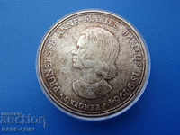 RS(36) Дания- 5 крони 1964-отлично запазена-сребърна монета.
