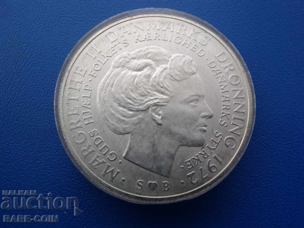 RS (36) Danemarca - 10 coroane 1972 - monedă de argint excelent conservată cu preț € 23.01 | 45.00 BGN