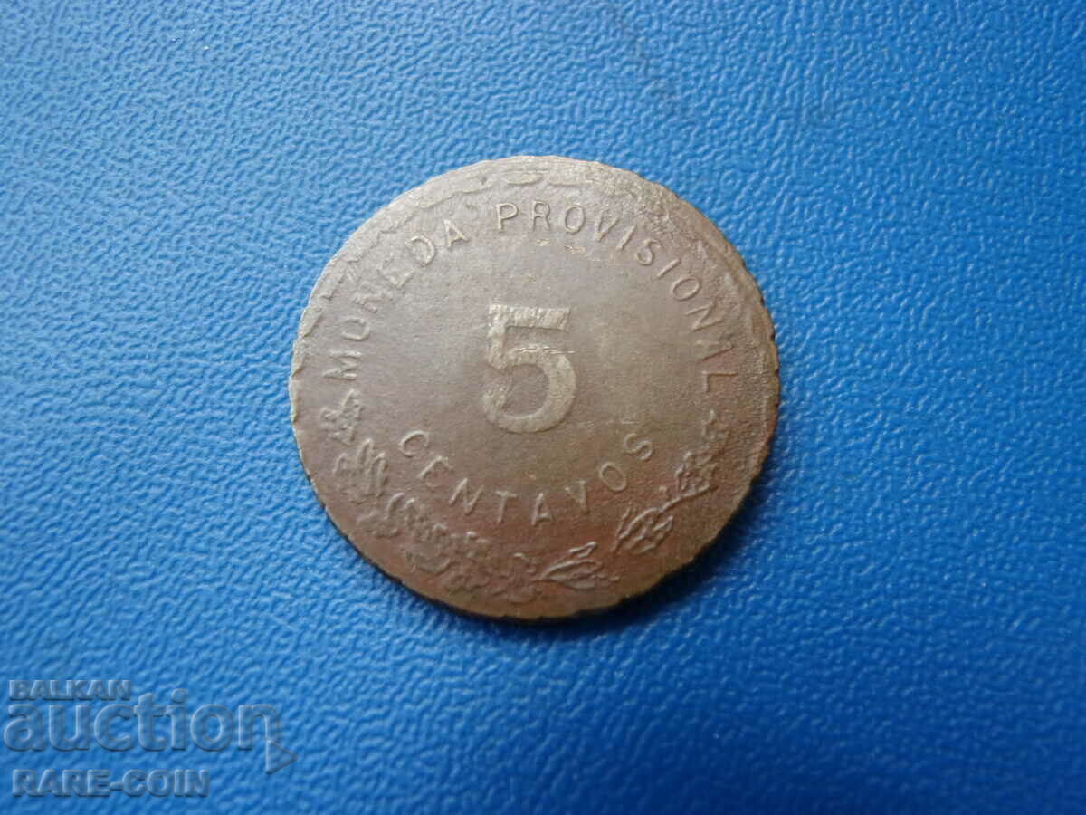 RS(36) Oaxaca 5 Centavos 1915 with price € 23.01 | 45.00 BGN