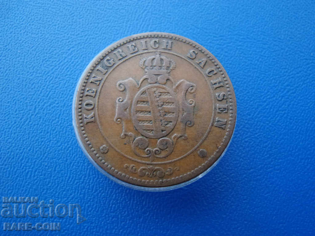 RS (36) Γερμανία-Σαξονία- 5 pfennigs 1862 V .BZC με τιμή € 5.11 | 9.99 BGN