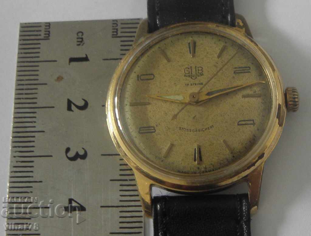 MEN'S WATCH GUB-GLASHUTTE-RARE MODEL with price 119.99 BGN | € 61.35 MEN'S WATCH GUB-GLASHUTTE-RARE MODEL with price 119.99 BGN | € 61.35