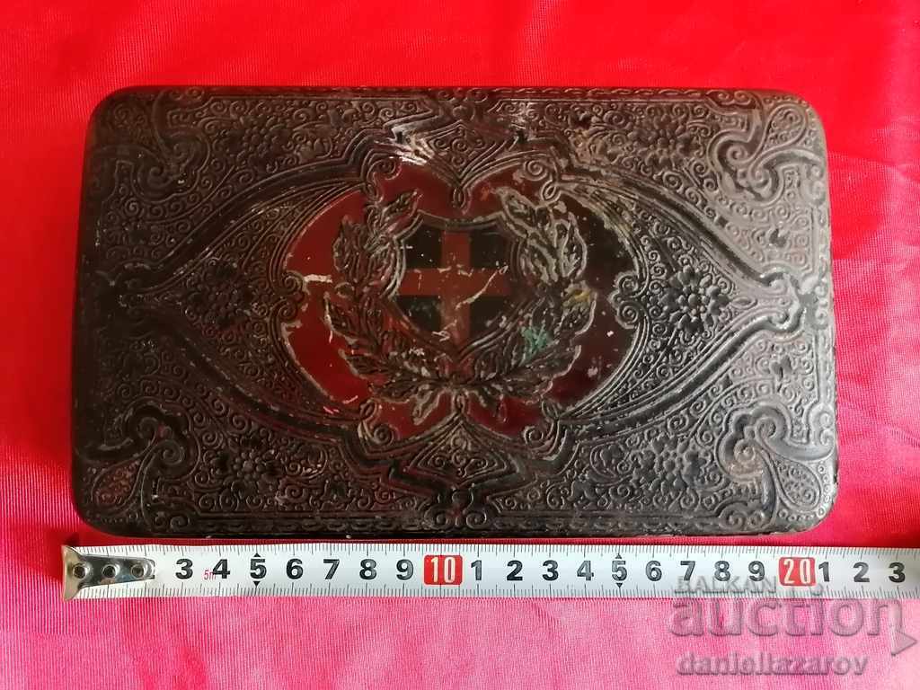 1896 Old German Tinplate, Metal Box - 6 1896 Old German Tinplate, Metal Box - 6